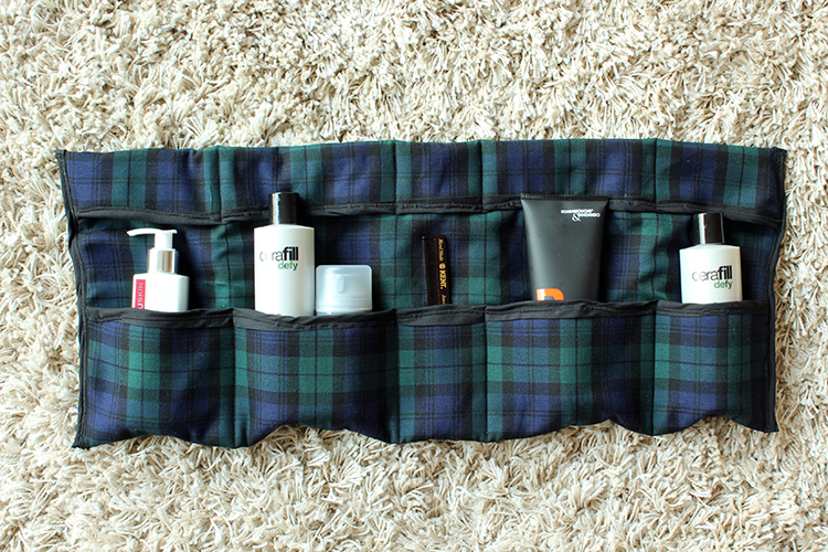 DIY Gifts For Him: Travel Toiletries Bag via The Crafty Gentleman