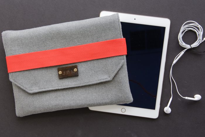 Handmade Gifts For Him: Wool iPad Case via Polka Dot Chair
