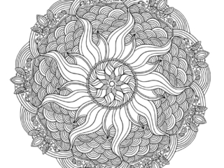 MANDALA 10 Free Printable Mandala Coloring Pages For Adults