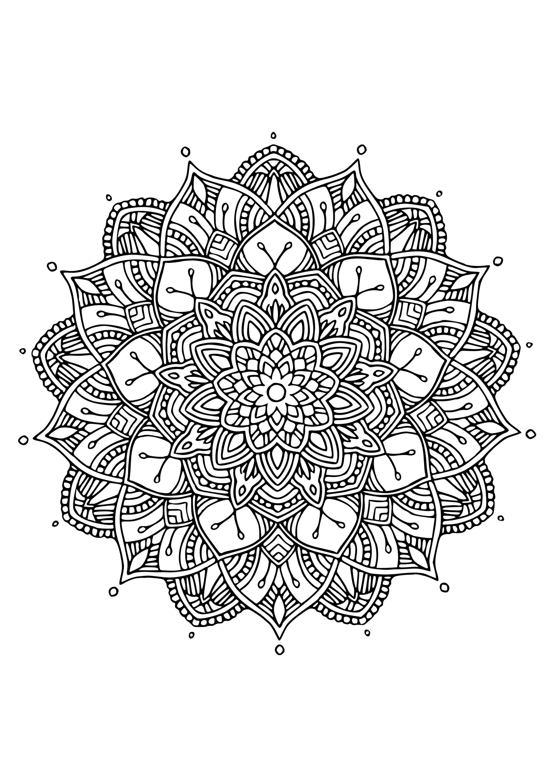 Free Printable Mandala Coloring Pages For Adults