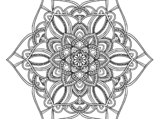 MANDALA 5 Free Printable Mandala Coloring Pages For Adults