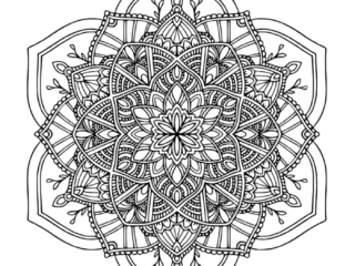 MANDALA 6 Free Printable Mandala Coloring Pages For Adults