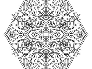 MANDALA 8 Free Printable Mandala Coloring Pages For Adults