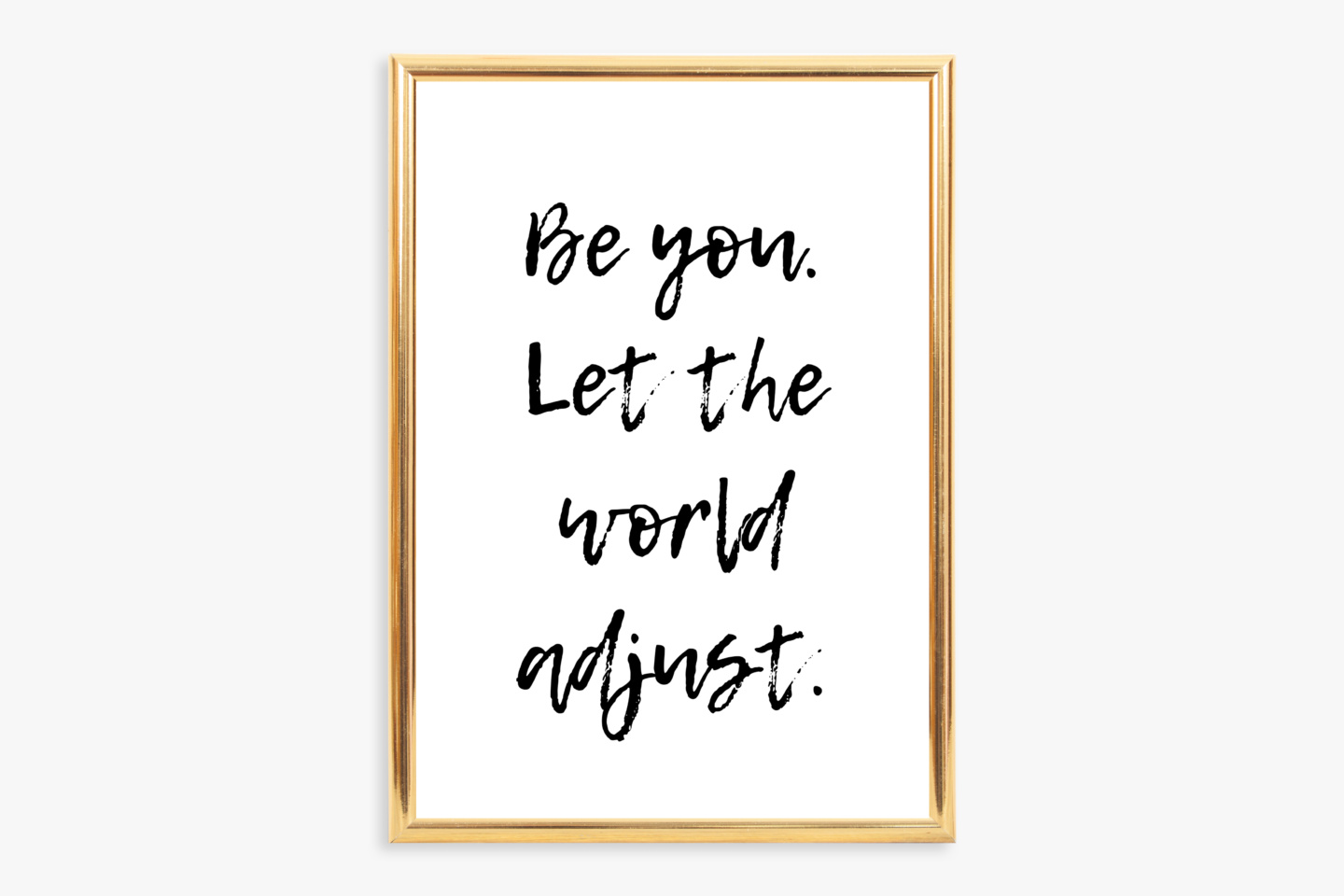 Free Printable Inspirational Quote Wall Art: Be You