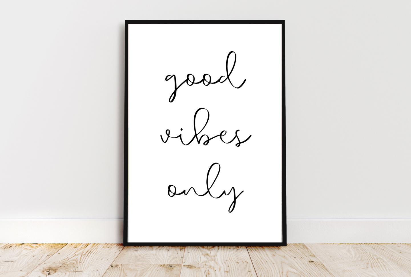 Kitchen Wall Art: Good Vibes Only