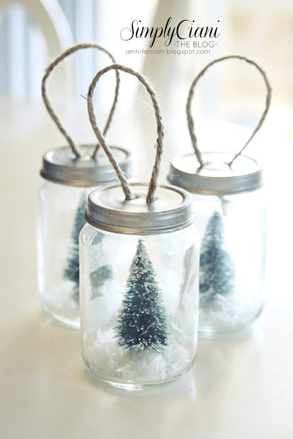 DIY Mason Jar Christmas Ornament
