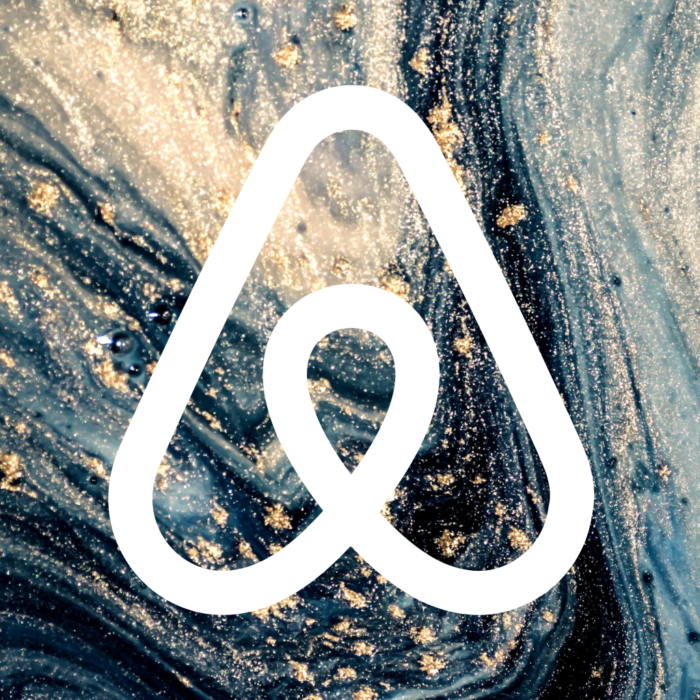 Airbnb blue and gold marble Blue Marble App Icons For iPhone