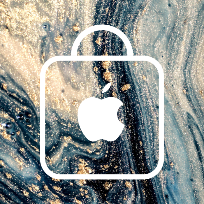 Apple Store blue and gold marble Blue Marble App Icons For iPhone
