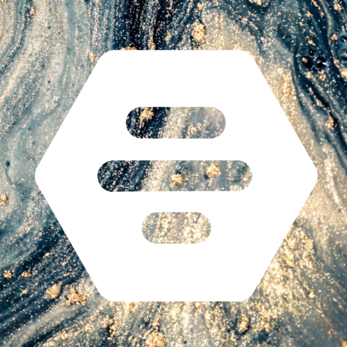 Bumble blue and gold marble Blue Marble App Icons For iPhone