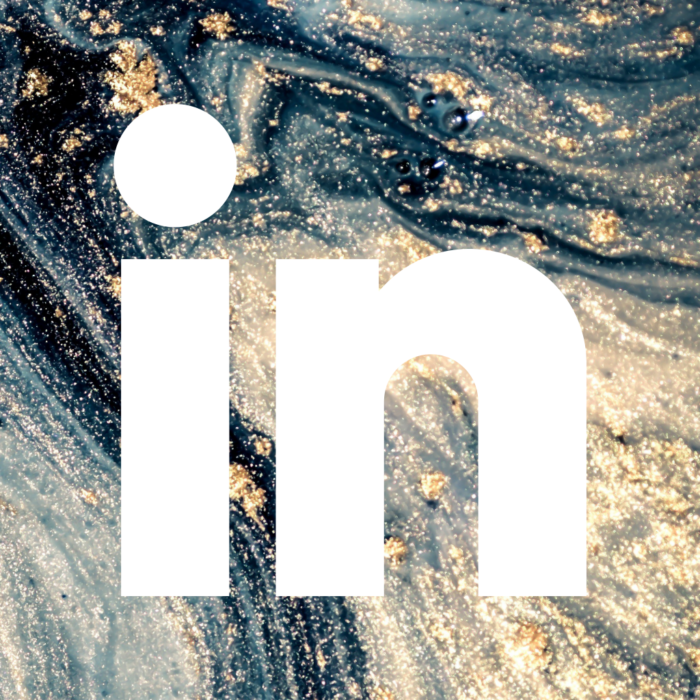 LinkedIn blue and gold marble Blue Marble App Icons For iPhone