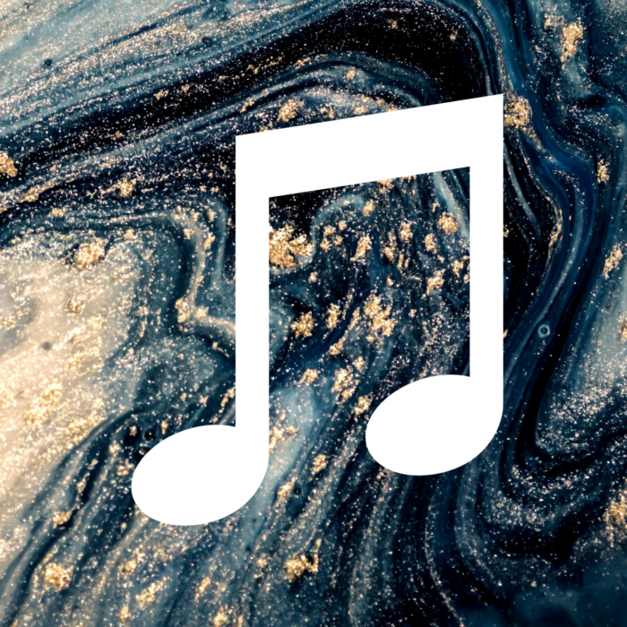 Music blue and gold marble Blue Marble App Icons For iPhone
