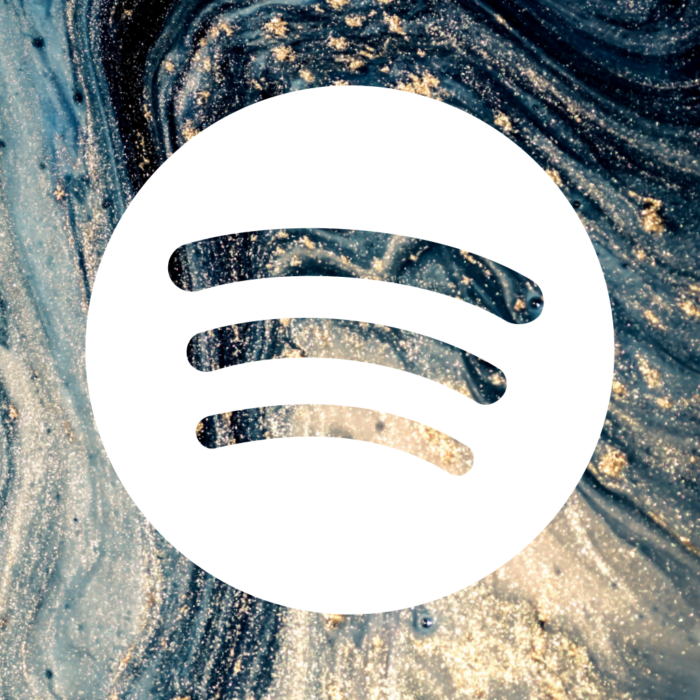 Spotify blue and gold marble Blue Marble App Icons For iPhone