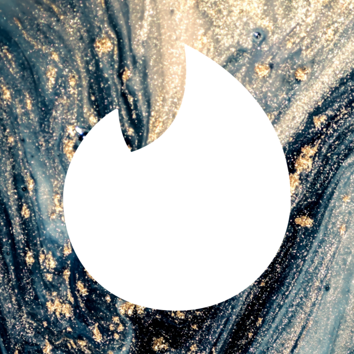 Tinder blue and gold marble Blue Marble App Icons For iPhone