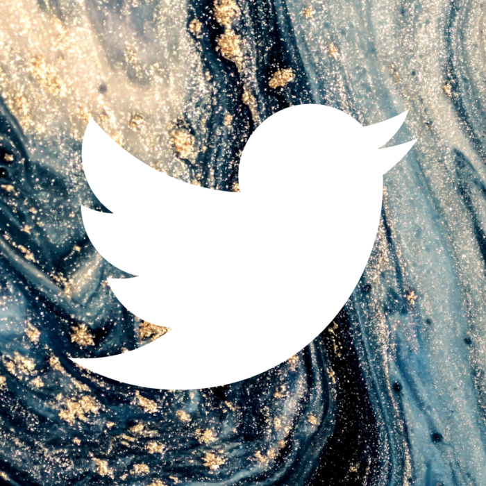 Twitter blue and gold marble Blue Marble App Icons For iPhone