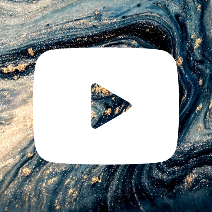 YouTube blue and gold marble Blue Marble App Icons For iPhone