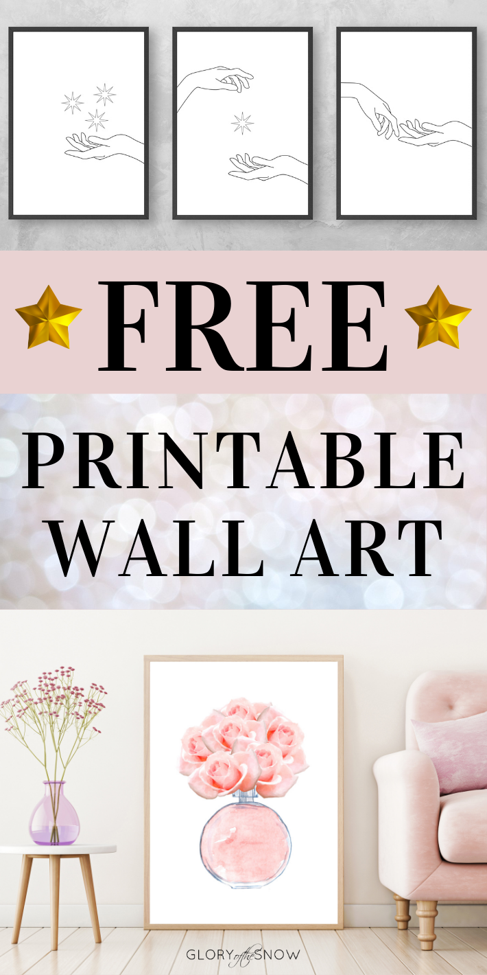 Affordable Home Decor Ideas: Free Printable Wall Art