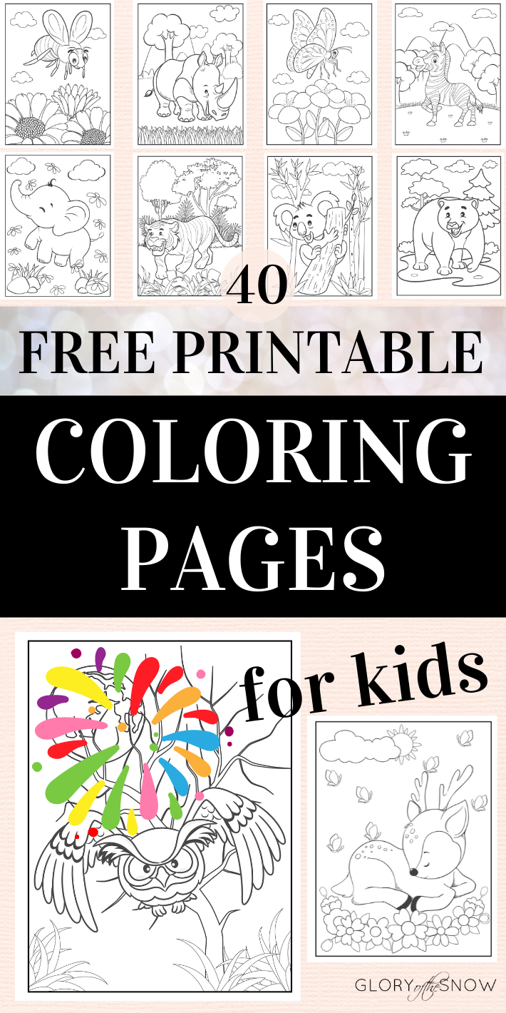 40 Free Printable Animal Coloring Pages For Kids