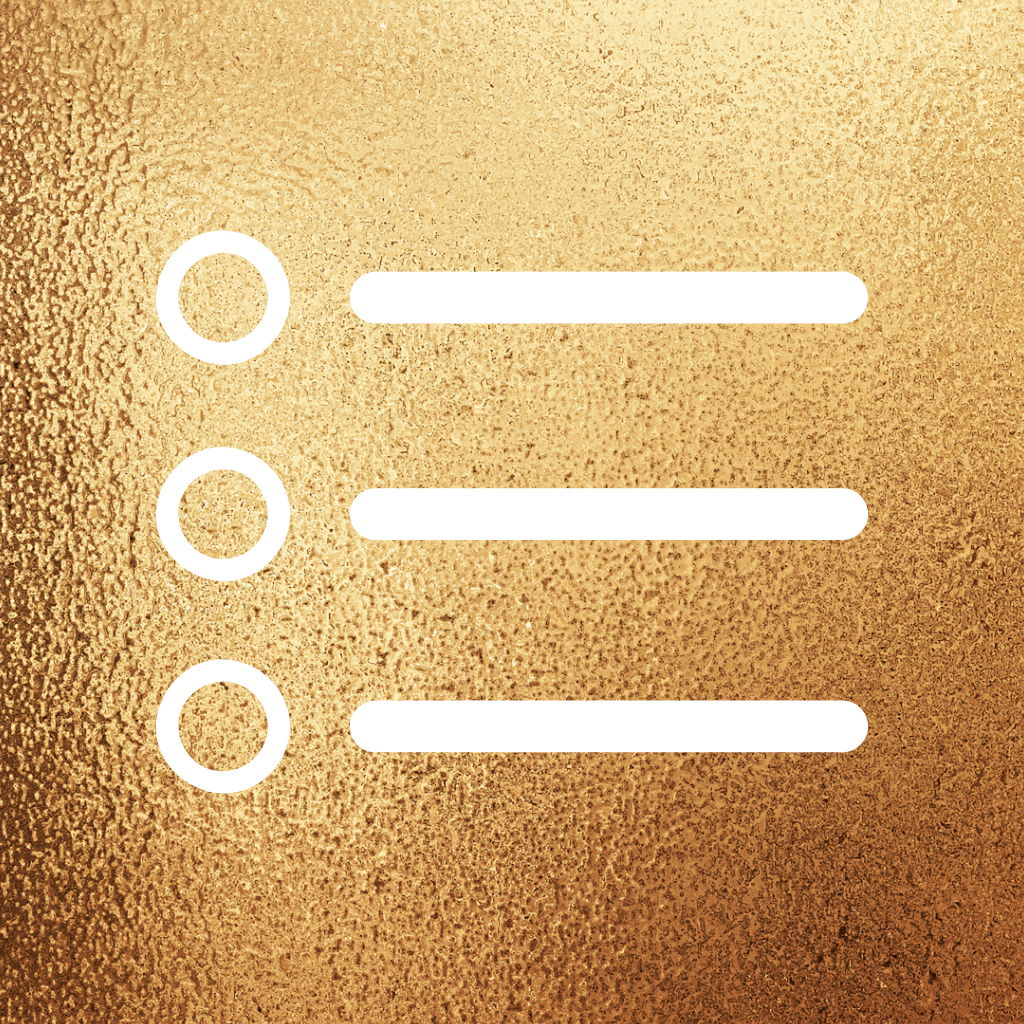 Aesthetic Gold App Icons For iPhone