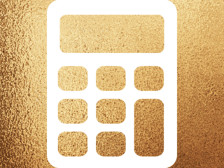 Aesthetic Gold App Icons For iPhone