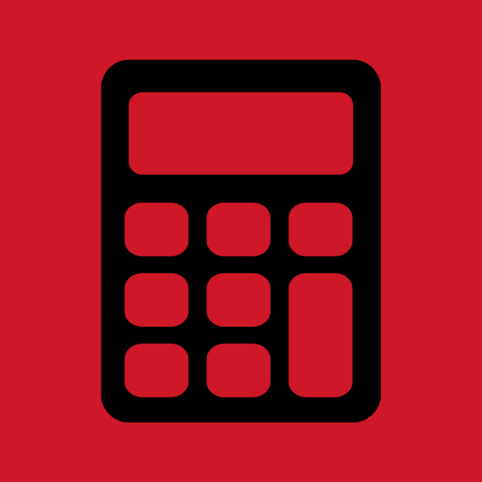 Calculator Black And Red Free Aesthetic Black And Red App Icons For iPhone
