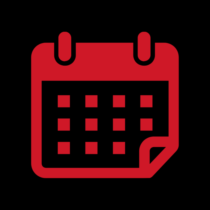 Calendar Red And Black Free Aesthetic Red And Black App Icons For iPhone