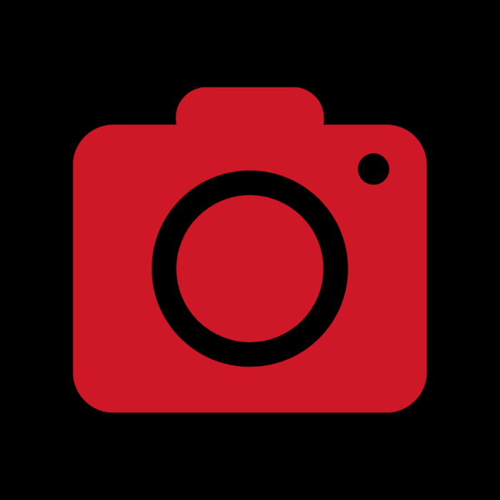 Camera Red And Black Free Aesthetic Red And Black App Icons For iPhone