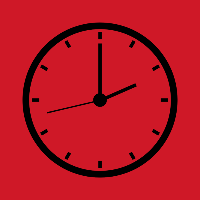 Clock Black And Red Free Aesthetic Black And Red App Icons For iPhone