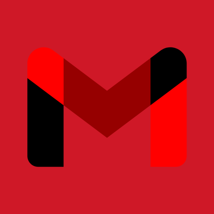Gmail Black And Red Free Aesthetic Black And Red App Icons For iPhone