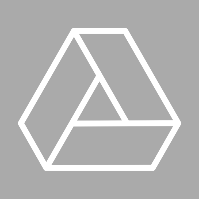 Google Drive Grey Free Aesthetic Grey App Icons For iPhone