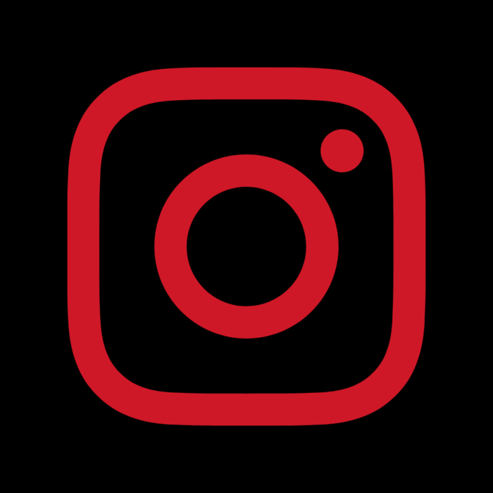 Instagram Red And Black Free Aesthetic Red And Black App Icons For iPhone