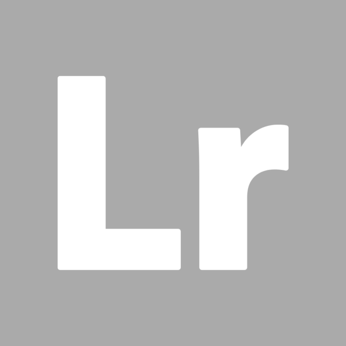 Lightroom Grey Free Aesthetic Grey App Icons For iPhone