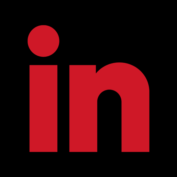 LinkedIn Red And Black Free Aesthetic Red And Black App Icons For iPhone
