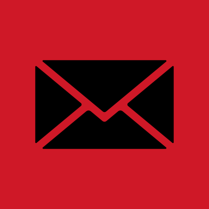 Mail Black And Red Free Aesthetic Black And Red App Icons For iPhone