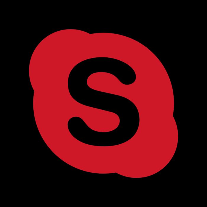 Skype Red And Black Free Aesthetic Red And Black App Icons For iPhone