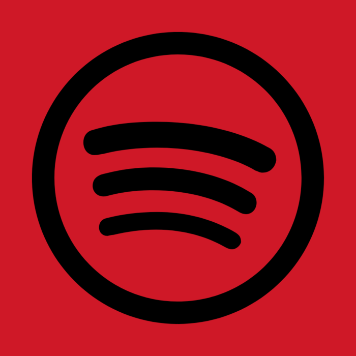 Spotify Black And Red Free Aesthetic Black And Red App Icons For iPhone