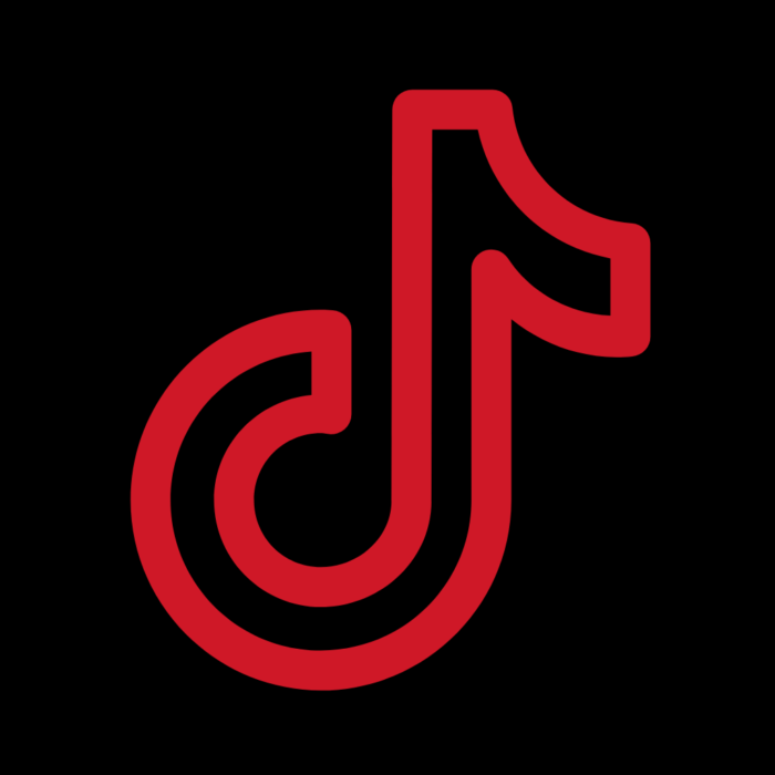 TikTok Red And Black Free Aesthetic Red And Black App Icons For iPhone