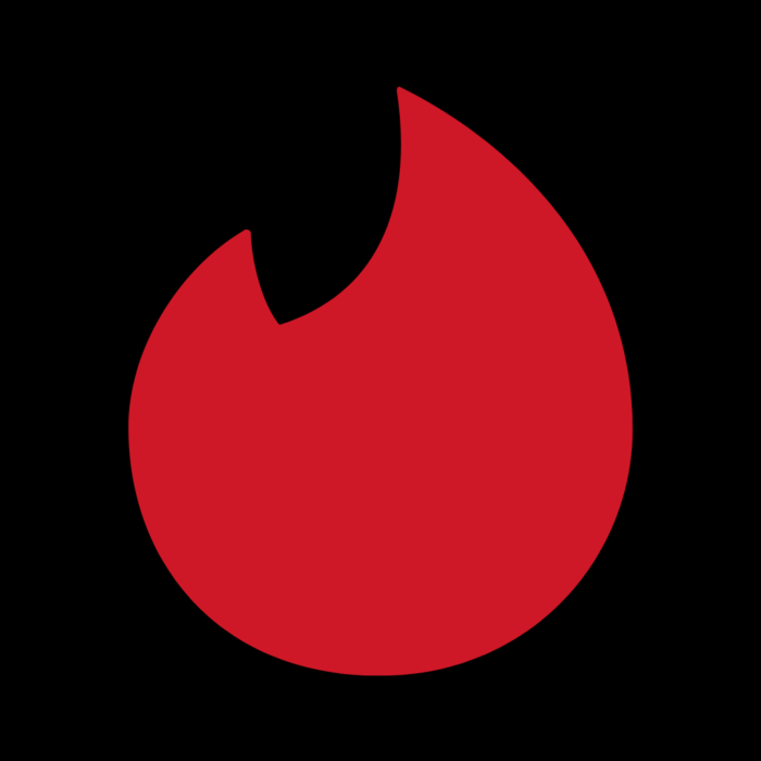 Tinder Red And Black Free Aesthetic Red And Black App Icons For iPhone