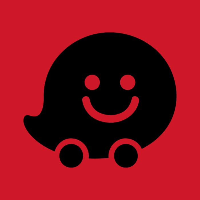 Waze Black And Red Free Aesthetic Black And Red App Icons For iPhone