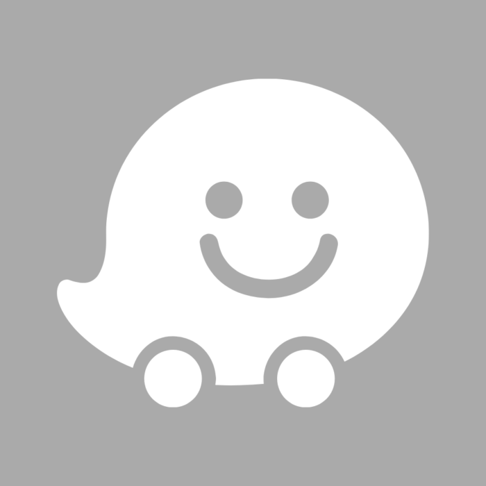 Waze Grey Free Aesthetic Grey App Icons For iPhone