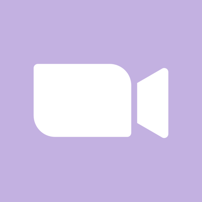 Aesthetic Pastel Purple App Icons For iPhone