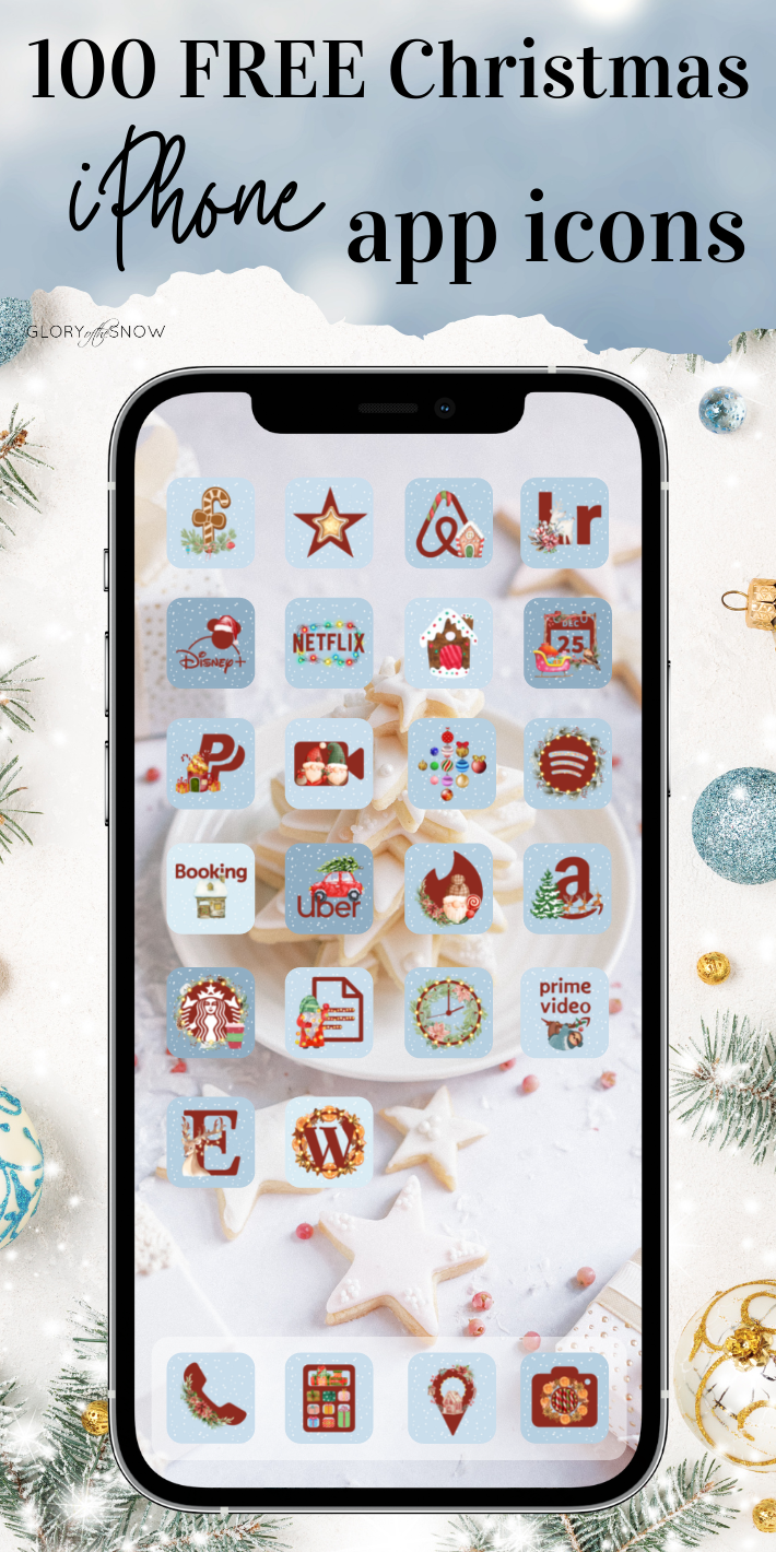 100 Free Christmas App Icons For iPhone You Need This Holiday Season