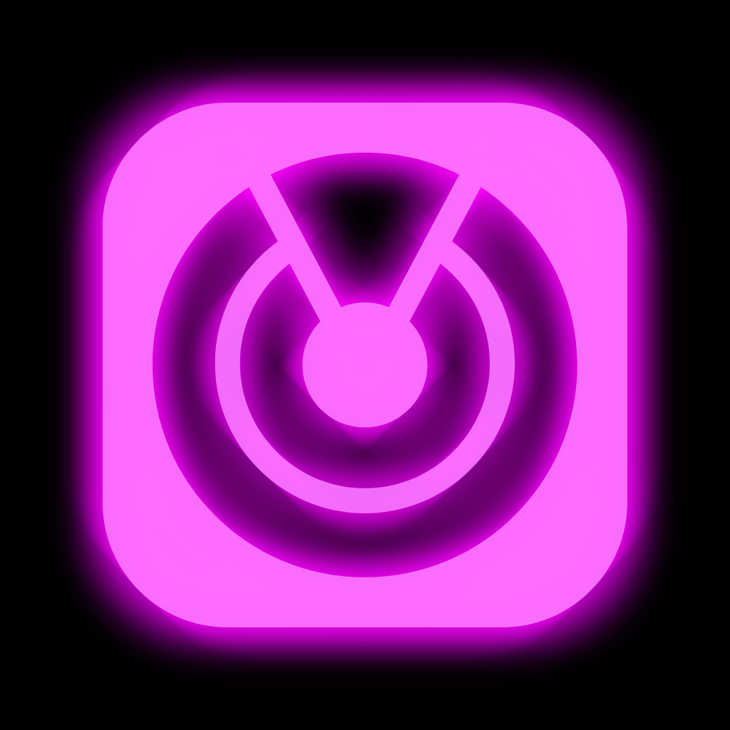 Free Neon App Icons For iPhone