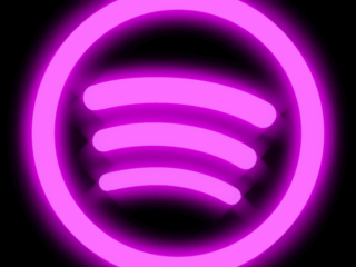 Spotify_Neon Free Neon App Icons For iPhone