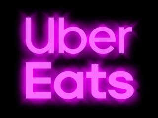 Uber Eats_Neon Free Neon App Icons For iPhone