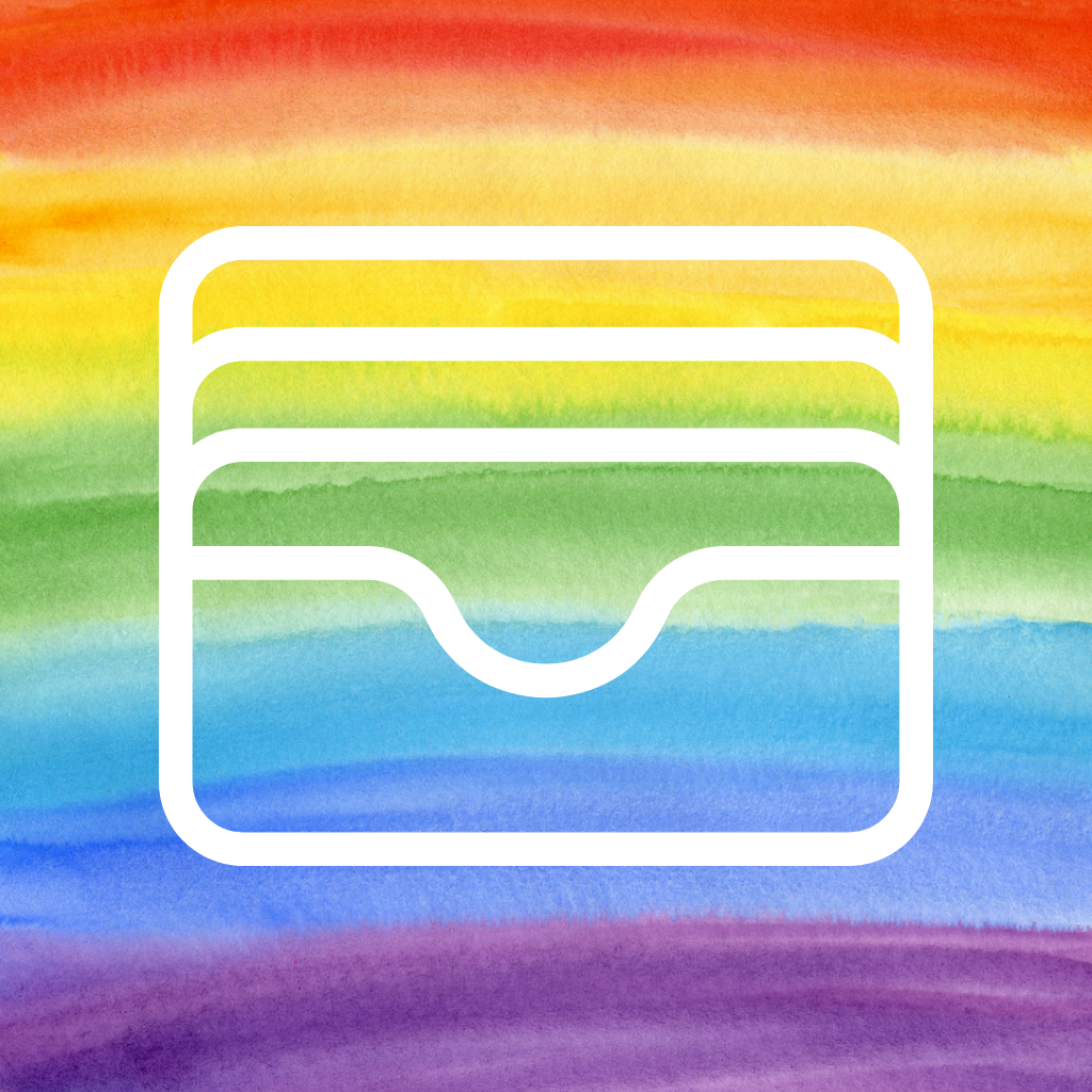 Free Aesthetic Rainbow App Icons For iPhone