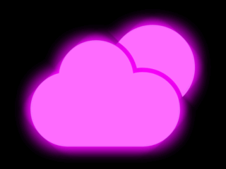Weather_Neon Free Neon App Icons For iPhone