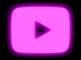 YouTube_Neon Free Neon App Icons For iPhone