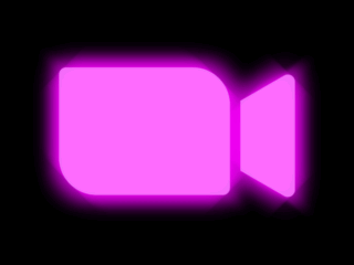 ZOOM Cloud Meetings_Neon Free Neon App Icons For iPhone