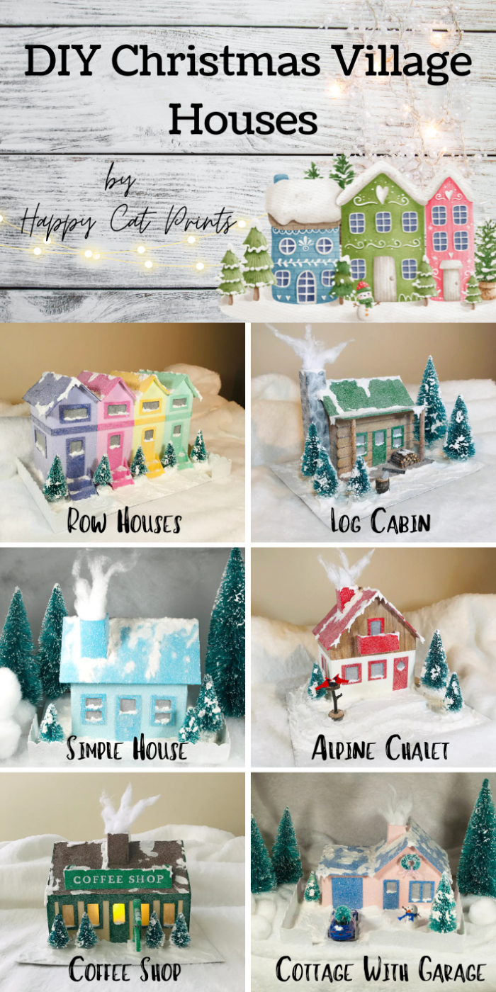 Custom Christmas Village House 