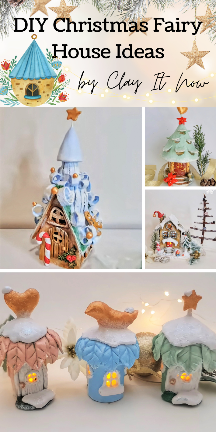 christmas crafts: diy christmas village houses